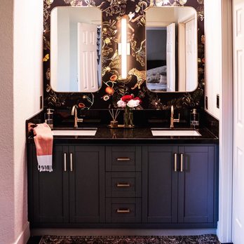 VL Tile - After : filial vanity with ample medicine cabinet storage - Flooring Near Me - Sacramento, California