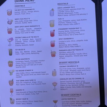 Nori - Cocktail menu - Vegan Near Me - Austin, Texas Nori - Cocktail menu - Vegan Near Me - Austin, Texas