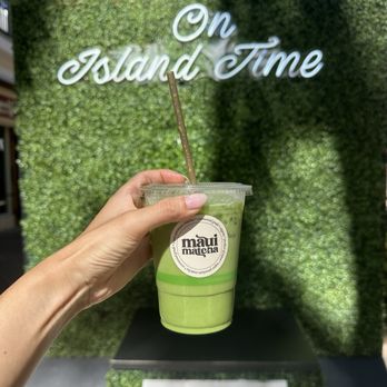 Maui Matcha - Honey lavender matcha latte - Bubble Tea Near Me - Wailea, Hawaii