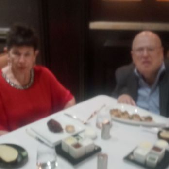 Edge Steakhouse - Marty and I at edge steakhouse at Westgate before the Frankie valli show - Steakhouses Near Me - Las Vegas, Nevada