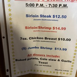 VFW Post - Thursday's Steak Night