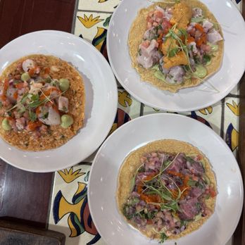 Holbox - Tostadas: crunchy, fresh, amazing flavors! - Latin American Near Me - Los Angeles, California