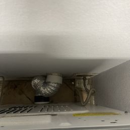 The end attached to the wall is partly coming off. I asked for a replacement because this old one was rigged incorrectly. The end attached to the wall is partly coming off. I asked for a replacement because this old one was rigged incorrectly.
