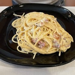 Sapori di Mare da Franco e Adil - Spaghetti alla carbonara senza glutine (12,00€)