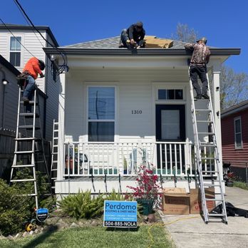 Perdomo Roofing & Sheet Metal - New 6" gutter installation - Roofing Near Me - Kenner, Louisiana Perdomo Roofing & Sheet Metal - New 6" gutter installation - Roofing Near Me - Kenner, Louisiana