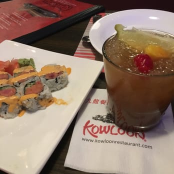 Kowloon - Spicy tuna roll and Mai tai to start. - Asian Fusion Near Me - Saugus, Massachusetts Kowloon - Spicy tuna roll and Mai tai to start. - Asian Fusion Near Me - Saugus, Massachusetts