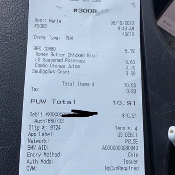 Wendy's - the receipt for the restaurant - Burgers Near Me - Roanoke, Texas Wendy's - the receipt for the restaurant - Burgers Near Me - Roanoke, Texas
