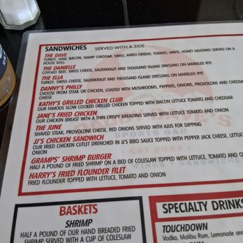 Daddy Dave's - Menu - Sports Bars Near Me - Washington, North Carolina Daddy Dave's - Menu - Sports Bars Near Me - Washington, North Carolina