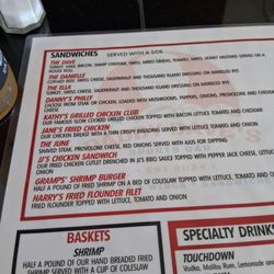 Daddy Dave's - Menu