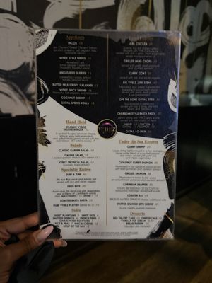 Menu photo 1 Vybez Restaurant and Lounge Mount Vernon, NY Menu photo 1 Vybez Restaurant and Lounge Mount Vernon, NY