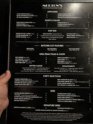 Menu photo 5 Morton's The Steakhouse Rosemont, IL Menu photo 5 Morton's The Steakhouse Rosemont, IL