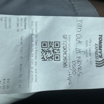 Tommy's Express® Car Wash - They had a two for one . It's usually $26 a wash. Probably won't use the free one. What's the point - Car Wash Near Me - Venice, Florida