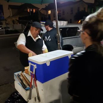 Corn Man - In action - Food Stands Near Me - Los Angeles, California