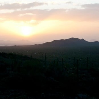 Gates Pass - Sunset - Hiking Near Me - Tucson, Arizona