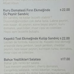 Pelit Pastanesi - Pelican Mall - Sandviçler ve Salatalar