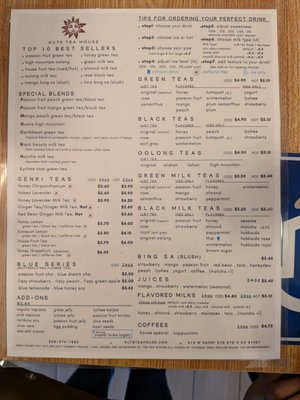 Menu photo 1 Au79 Teahouse Arcadia, CA Menu photo 1 Au79 Teahouse Arcadia, CA