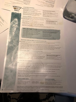 Menu photo 7 Bonefish Grill Grand Rapids, MI
