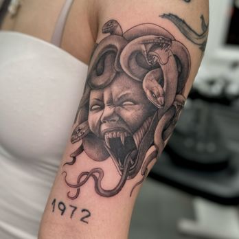 J. Bican Tattoos - Medusa - Tattoo Near Me