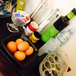 Gourmet B&B Villa Landucci - boiled eggs for breakfast