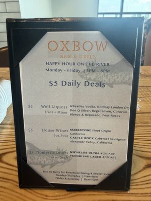 Menu photo 2 Oxbow Bar & Grill Fort Myers, FL