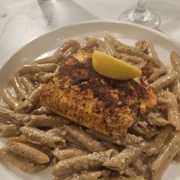 Rasta Pasta with Salmon