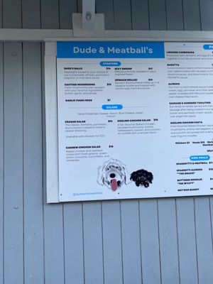 Menu photo 3 Dude & Meatball’s Miramar Beach, FL