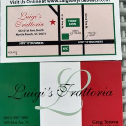The card and a map to get here.