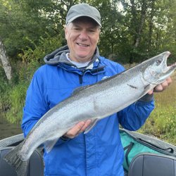 My 9-pound summer steelhead.