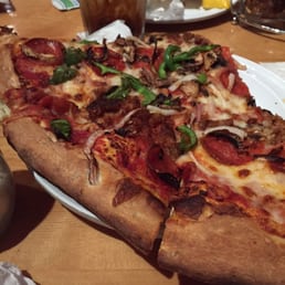 This pizza wasn't as tasty as it looked