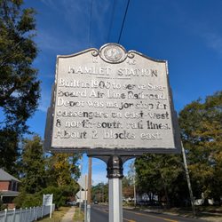 Hamlet Station Historical Marker - Hamlet Station Historical Marker, Hamlet