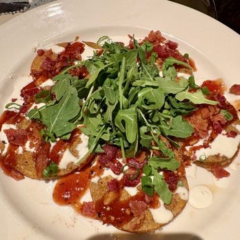 Lucky 32 Southern Kitchen - Fried green tomatoes - New American Near Me - Greensboro, North Carolina
