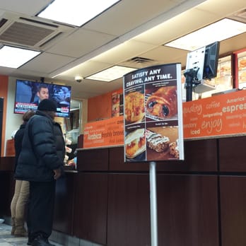 Dunkin' - Inside, waiting for my flatbread sandwich - Donuts Near Me - Wilmington, Delaware Dunkin' - Inside, waiting for my flatbread sandwich - Donuts Near Me - Wilmington, Delaware