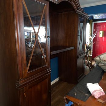 Moooving Crew - The large hutch Joey and Daniel put back together! Solid and in excellent condition. Thank you Crew! - Movers Near Me Moooving Crew - The large hutch Joey and Daniel put back together! Solid and in excellent condition. Thank you Crew! - Movers Near Me
