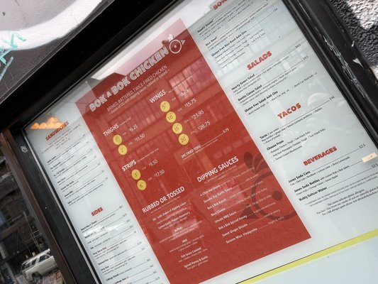 Menu photo 1 Bok a Bok Fried Chicken Seattle, WA Menu photo 1 Bok a Bok Fried Chicken Seattle, WA