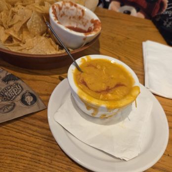 Chili's - His appetizer was chicken tortilla soup w a little of my salsa added - Tex-Mex Near Me - North Little Rock, Arkansas