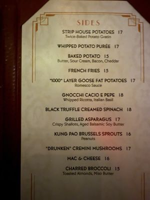 Menu photo 5 Strip House Steakhouse New York, NY