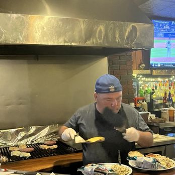 Brunner's Tavern - Grill in front of you at the bar - Pubs Near Me - Buffalo, New York