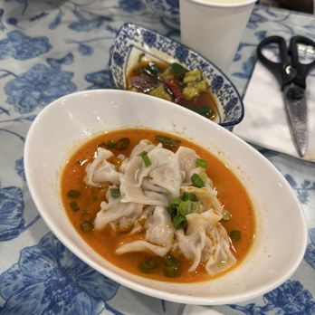1915 Lanzhou Hand Pulled Noodles - B4.Wontons in Chili Oil - Noodles Near Me - New York, New York 1915 Lanzhou Hand Pulled Noodles - B4.Wontons in Chili Oil - Noodles Near Me - New York, New York