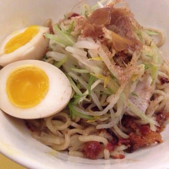 Ivan Ramen - Triple Pork Triple Garlic Mazemen (Tonkotsu Broth, Pork Chashu, Whole Wheat Noodle) - Ramen Near Me - New York, New York