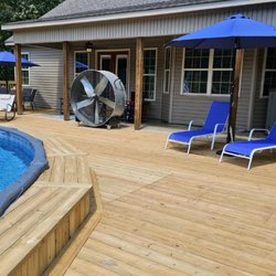 M & S Tree Service and Carpentry - A deck I built in Elko Ga
