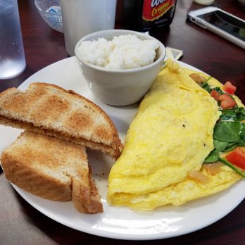 Happy Hangar Cafe - Spinach omelette - Breakfast & Brunch Near Me - Lutz, Florida Happy Hangar Cafe - Spinach omelette - Breakfast & Brunch Near Me - Lutz, Florida