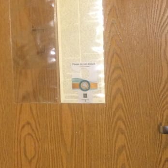 Quality Inn Peru Near Starved Rock State Park - Do not disturb sign was stuck in this. - Hotels Near Me - Peru, Illinois