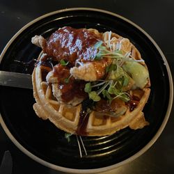 Stones Gastropub - Korean chicken and waffle