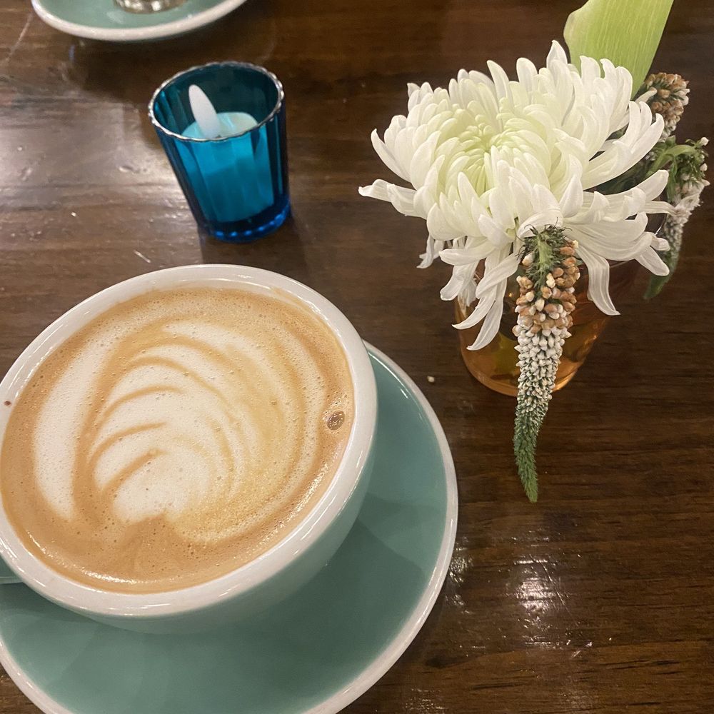 Orange cardamom latte