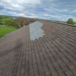 Did not try and match the colors of the shingles Did not try and match the colors of the shingles