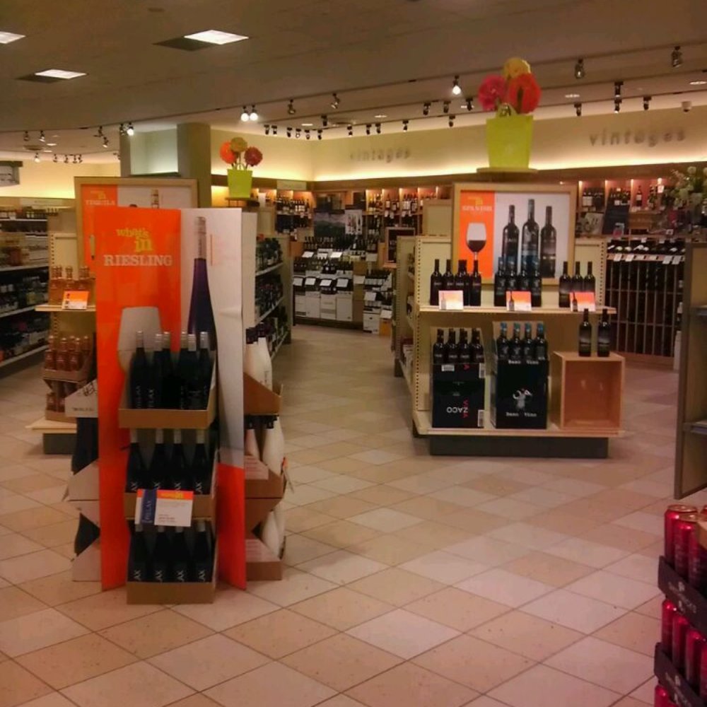 LCBO - the inside of a wine store - Beer, Wine & Spirits Near Me - Thornhill, Ontario