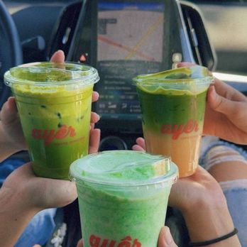 Ayer Coffee - Matcha 2, Mango Matcha, Coconut Pandan Green Rice - Coffee & Tea Near Me - Tustin, California Ayer Coffee - Matcha 2, Mango Matcha, Coconut Pandan Green Rice - Coffee & Tea Near Me - Tustin, California