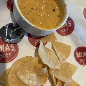 Mia's Table - Chips and Queso - American Near Me - Houston, Texas