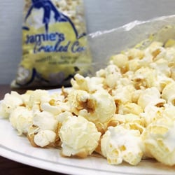 The Mighty Cob - Kettle Corn Anyone? Jamie's Cracked Corn To The Rescue Available at The Mighty Cob. It's Organic and Gluten Free!
