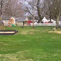 Several playground pieces